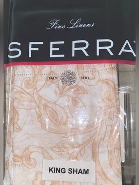 Sferra Florissa Egyptian Cotton King Sham Petal